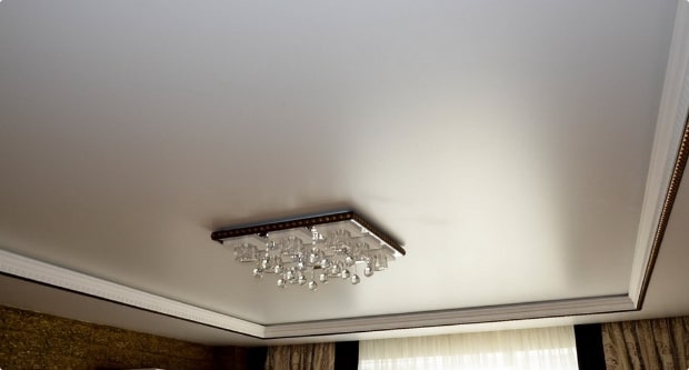 Натяжные потолки по материалу