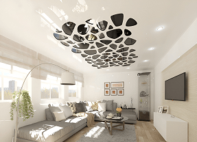 Резные натяжные потолки